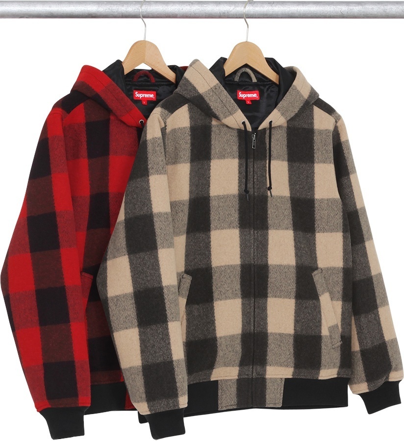 Hooded Wool Bomber